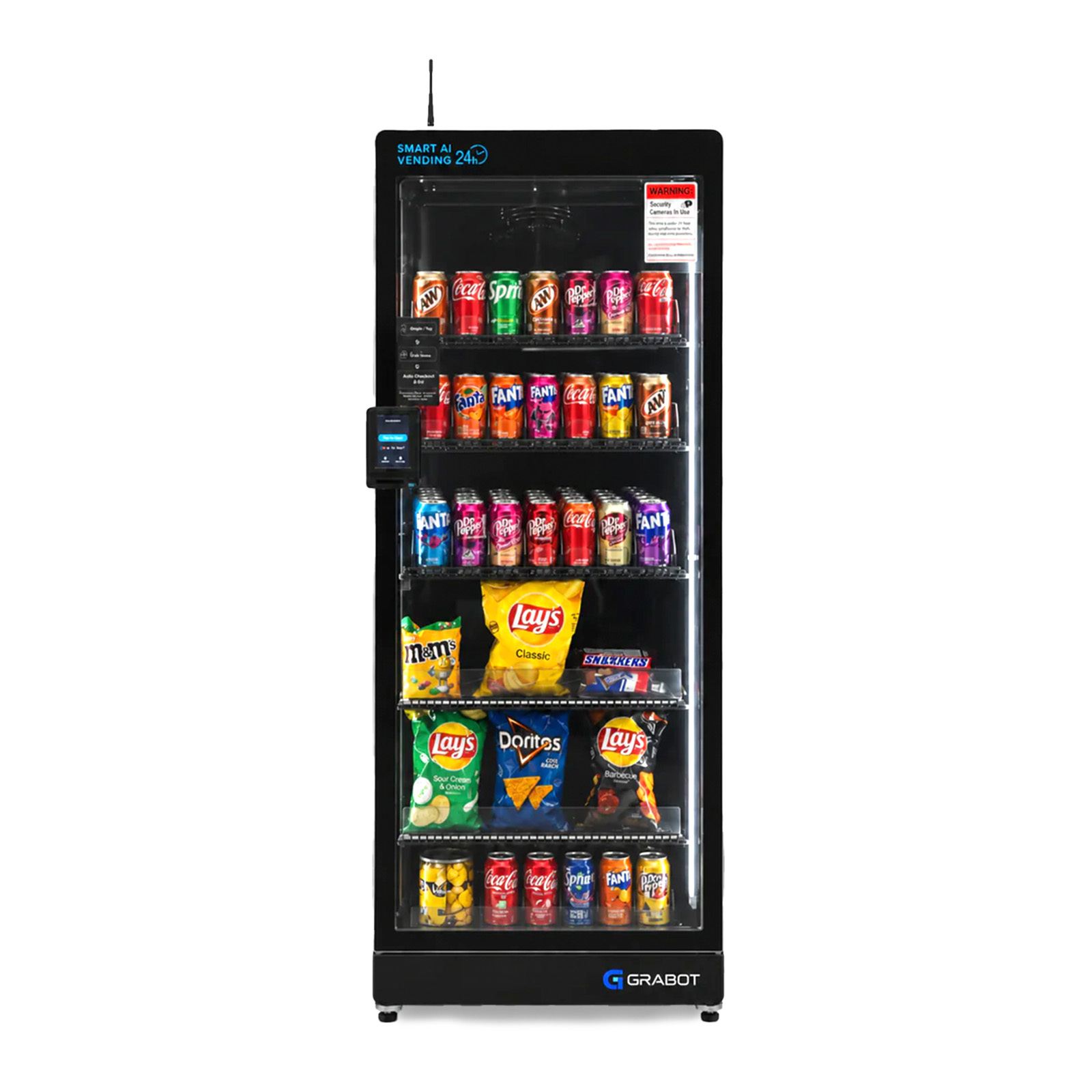 CE FCC Certification Snacks and Beverages Juice <strong>Smart</strong> <strong>Vending</strong> <strong>Machines</strong> with Ai Cameras Payment System Ai <strong>Smart</strong> <strong>Cooler</strong>