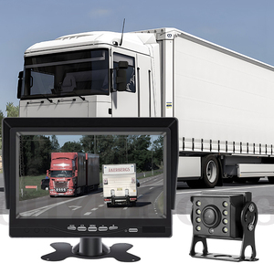 Màn hình lùi xe 7 inch với đèn LED hồng ngoại tầm nhìn ban đêm Hệ thống lùi xe chống nước nhìn từ phía sau Cáp nối dài 4 chân - Product Image 2