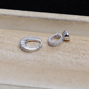 Collier rond en argent S925, bracelet et chaîne de pull, boucle JG5246, accessoire de bricolage et boucle de chapeau pour la fabrication de bijoux - Product Image 5