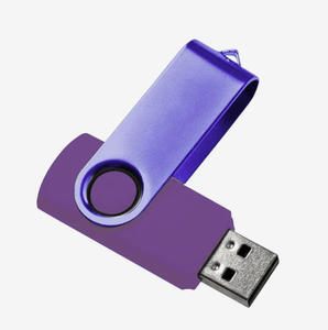 <span class=keywords><strong>แฟลช</strong></span>ไดรฟ์ USB สีม่วงแบบหมุ<span class=keywords><strong>น</strong></span>ได้ ความจุ 8GB รับทำโลโก้ OEM จำ<span class=keywords><strong>น</strong></span>วนมาก สำหรับของขวัญส่งเสริมการขายและของที่ระลึกสำหรับองค์กร - Product Image 3