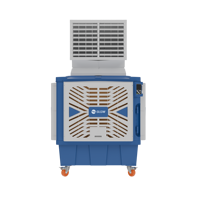 Enfriador de Aire Evaporativo Portátil con Motor y Bomba de CA, 25000 m³/h, Ochenta Ventilaciones, 260 L de Almacenamiento de Agua para Uso en Garajes y Talleres