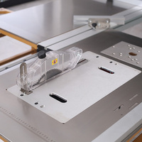 ZDS100 petit Mini pliant Double lame scie à Table coulissante Machine à bois combiné rabot scie à Table scie à bois