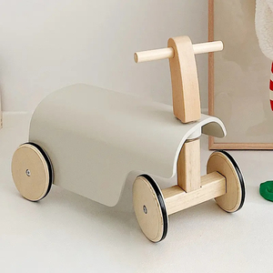 <strong>Wooden</strong> Toddler <strong>Ride</strong> <strong>on</strong> Mover Baby Foot Push Walker Balance Bike Learning <strong>Toys</strong> for 2 to 4 Years Kids Boys Girls - Product Image 3