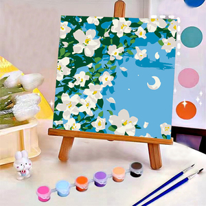 All'ingrosso stile semplice fatto a mano colori <span class=keywords><strong>acrilici</strong></span> fai da te scenografia <span class=keywords><strong>con</strong></span> Kit di numeri 20x20 <span class=keywords><strong>con</strong></span> cornice - Product Image 2