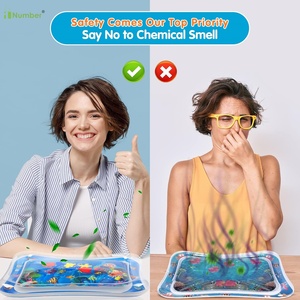 Portable Premium 100% Sans BPA Non Toxique Étanche <span class=keywords><strong>Sensoriel</strong></span> Ventre Temps Enfants Gonflable <span class=keywords><strong>Tapis</strong></span> De Jeu D'<span class=keywords><strong>eau</strong></span> pour Bébé - Product Image 6