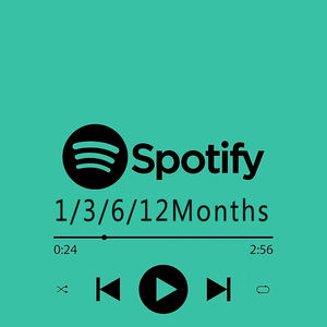 Comptes individuels Spotify Premium personnels (non-relatifs à un groupe familial) – 1 unité = 1 mois - Product Image 1