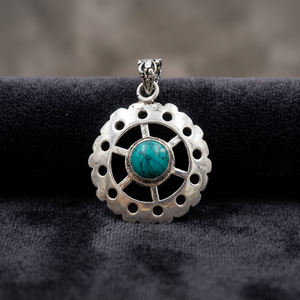 Ha Gems Colgante de Plata Alemana con Turquesa Bhatti de Calidad AAA, Estilo Original, Joyería de Moda para Mujer, Lote al por Mayor - Product Image 3