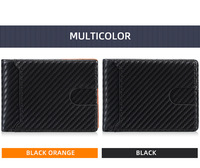 Dompet Kartu Baellerry Desain Baru Tipis Minimalis untuk Pria, Dompet Bisnis Pria Kecil Sederhana Bahan PU
