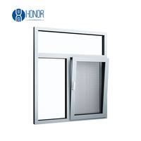 Porte-fenêtre en aluminium à double vitrage sur mesure pour accès au balcon