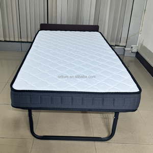 折りたたみ式簡易ベッドマットレス 15cm 折りたたみ式フレーム 耐久性のある金属製 モダンデザイン ホテル寝室 アパート 学校 簡単収納 - Product Image 6