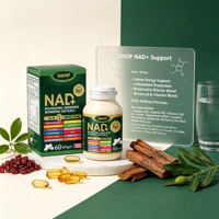Soutien Énergétique Cellulaire Antioxydant pour Adultes : Liposomal NAD+, Resvératrol, Berbérine, Quercétine en Gélules – Soutien Immunitaire – Durée de Conservation : 24 Mois