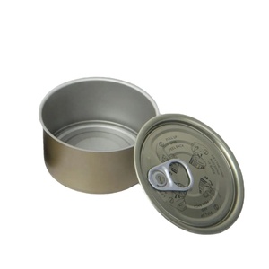Paquete de latas vacías personalizadas con lengüeta de tracción para atún, pescado, carne enlatada, <span class=keywords><strong>sardinas</strong></span>, comida húmeda para mascotas, 85g, 160g, 185g - Product Image 1