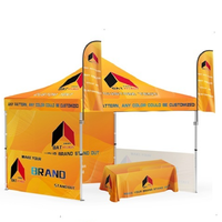 Tenda Pop Up Kustom 10x10 atau 10x20 dengan Logo untuk Acara Luar Ruangan, Pameran Dagang, dan Promosi