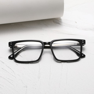 Monturas de gafas ópticas al por mayor, gafas lisas para mujer, monturas de bloqueo azules de cristal para ordenador a la moda simples - Product Image 6