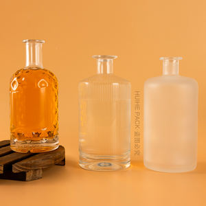 375ml 500ml 700ml Flint Round Apothecary Glass Spirits Gin Schnapps Botella 50cl 70cl <span class=keywords><strong>Farmacia</strong></span> Herbolario Botella de licor - Product Image 6