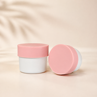 Stock disponible : Pot en plastique blanc multi-capacités en PP pour gel capillaire, beurre corporel et emballage de soins de la peau