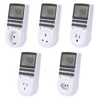 Enchufe de Pared Eléctrico Digital Programable Semanalmente con Temporizador y Reloj