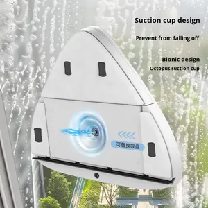 Siêu Mạnh Mẽ Nam Châm Cửa Sổ Sạch Hơn Đôi Thủy Tinh Nước Outlet Tự Động Chống-Pinch Có Thể Điều Chỉnh Nhựa Xử Lý Để Làm Sạch - Product Image 2