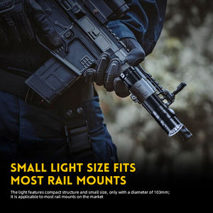 Senter LED Taktis Luar Ruangan Terbaru 10W Super Terang Tahan Air IP67, Senter Saku LEP Jarak Jauh Bertenaga - Product Image 5