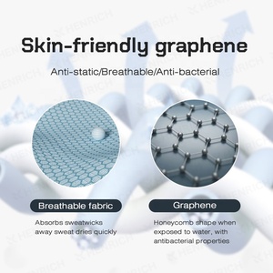 Serviettes hygiéniques lavables Serviettes hygiéniques menstruelles Serviettes hygiéniques réutilisables en graphène HENRICH - Product Image 4