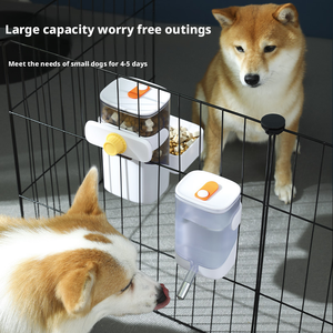 Dispensador <span class=keywords><strong>de</strong></span> Agua Semiautomático Tipo Jaula Colgante, Resistente al Agua, Juego <span class=keywords><strong>de</strong></span> Comederos Colgantes <span class=keywords><strong>para</strong></span> Reptiles, Perros y Mascotas - Product Image 4