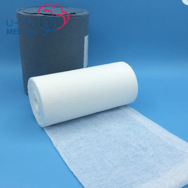 100% Cotton Medical Bleached Gauze Roll 36' X 100 Yards 4Ply Gauze Bandages Swab Gauze