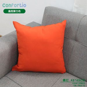 Cuscini e Cuscini Decorativi di Lusso in Tessuto Elastico Arancione 45*45 - Alta Qualità - Product Image 1