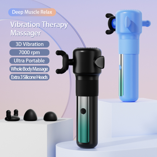Professional Therapy Handheld Deep Tissue Vibration Massager for Full Body Pain Relief & Fascial Limitation