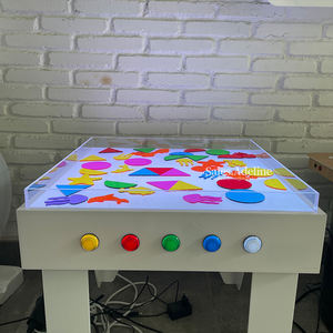 Mesa de Aprendizaje LED Multifuncional, Mesa Sensorial LED Montessori para la Enseñanza en el Aula y Juego Sensorial - Product Image 3