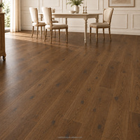 Parquet en chêne blanc, série à larges lames, pour chambre principale et rénovation de la maison