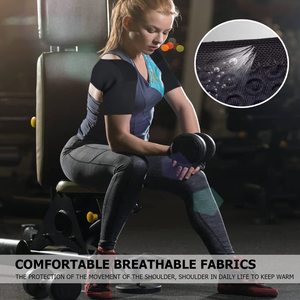 Attelle d'épaule double réglable et respirante, support de protection sportif pour les épaules - Product Image 4