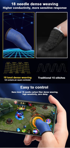 Thể thao giải trí Chống Mồ Hôi chơi <span class=keywords><strong>game</strong></span> ngón tay tay tay áo cho điện thoại di động bao gồm ngón tay cái ngón tay màn hình cảm ứng đồng tiền hoạt động trò chơi - Product Image 2