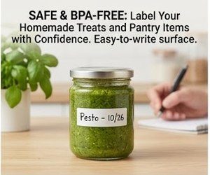 Blank Water Soluble <b>Labels</b> 1x2 Inch No Residue Dissolvable Food <b>Labels</b> - Product Image 2