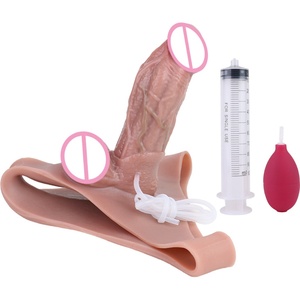 New Style Squirting <b>Dildo</b> Pants Silicone Female Strapon Solid <b>Dildo</b> Anal Plug Adult Sex Toys for Lesbian Sex Game - Product Image 1