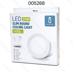 Plafoniera LED Rotonda Sottile 20W 6000K Luce Diurna 1450LM DigoStar - Product Image 1