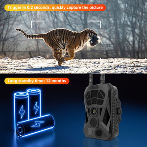 Caméra de chasse sans fil 4G LTE, caméra de chasse extérieure 1080P avec vision nocturne, détection de mouvement, étanche IP66 pour la chasse - Product Image 6
