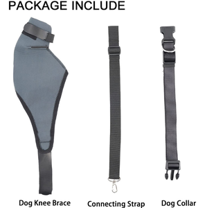 Penjepit lutut anjing peliharaan untuk ACL dengan penstabil samping logam dukungan ekstra mengurangi nyeri kawat gigi kaki belakang dapat disesuaikan untuk anjing - Product Image 6