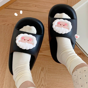 XIXIXITIAO Sandales d'intérieur pour femmes <span class=keywords><strong>Mouton</strong></span> pour pantoufles à la mode Animal mignon Eva Sandales de plage Style fourrure douce Vente en gros pour les filles - Product Image 4