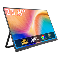 Écran portable Eimio 60Hz 280 nits IPS 2.5K 23,5 pouces, extension d'écran pour ordinateur portable, Type-C, vente en gros, personnalisable