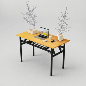 Escritorio de computadora plegable de estilo moderno Mesa de entrenamiento de conferencias de estudio de oficina de fácil montaje de suministro directo de fábrica - Product Image 6