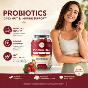 Gummies Probiotiques Multi-Souches 5 Milliards de CFU Marque Blanche OEM pour la Santé Digestive Intestinale, Non-OGM, Véganes, Vente en Gros B2B - Product Image 3