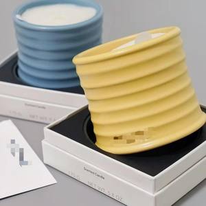 เทียนหอมถั่วเหลืองผสมขี้ผึ้งทำมือ กลิ่นอ่อนๆ ขนาดใหญ่ สไตล์สเปน บรรจุกล่องของขวัญ เหมาะสำหรับของขวัญแต่งงาน ของที่ระลึก กลิ่นหอมสำหรับบ้าน ขายส่ง - Product Image 3