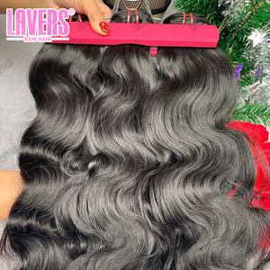 LAVERS-Extensiones de cabello humano virgen brasileño, mechones de cabello humano de alta calidad, 15A - Product Image 1