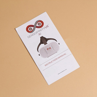 Service d'impression de prospectus et de brochures pliées commerciales en papier couché personnalisé