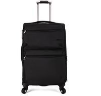 Valise hybride tout-terrain pour l'extérieur - Bagage de voyage tout-terrain à grandes roues en tissu Oxford, imperméable et anti-coupure, en tissu industriel