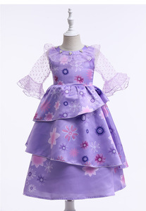 Vestidos de Disfraces de Encanto para Niñas, Manga Corta, para Halloween y Navidad - Product Image 3
