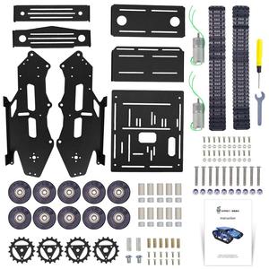 Slimme <span class=keywords><strong>Robot</strong></span> Auto Tan-K Chassis Kit Aluminium Legering Groot Platform Met 2wd Motoren Voor Arduino/<span class=keywords><strong>Raspberry</strong></span> <span class=keywords><strong>Pi</strong></span> Diy Afstandsbediening <span class=keywords><strong>Robot</strong></span> - Product Image 5