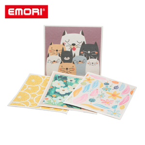 Bulk Wholesale Wood Pulp Cotton Cleaning Cloths with Non-scratch Surface and Custom Logo - Product Image 6