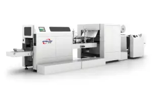 เครื่องทำถุงกระดาษด้านล่าง V XL-ZDJ350เครื่องจักรถุงกระดาษ