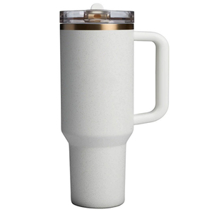 Chine Approvisionnement Tasse à bière à double paroi isolée sous vide Bouteille d'eau Tie-Dye Gobelet en acier inoxydable avec poignée pour le camping scolaire - Product Image 4